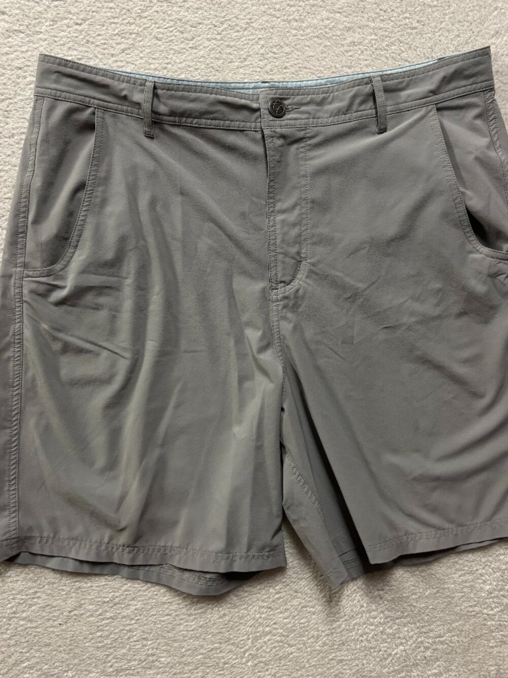 Free Fly Mens Size 36 Gray Nomad Utility Hybrid Performance Shorts Athletic